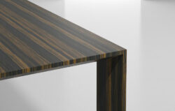 Ebony Wood Table Detail