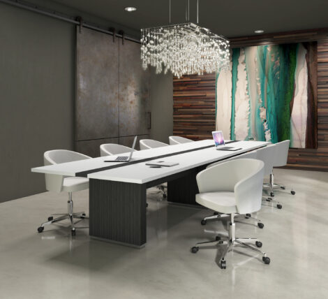 Modern Conference Table - Ambience Doré