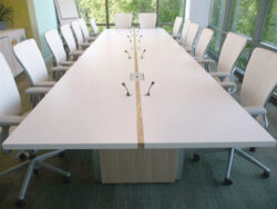 Runway White Conference Table