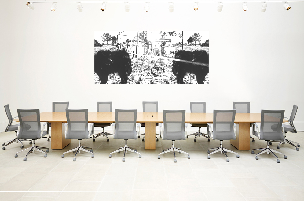 Grey Silver Conference Chairs