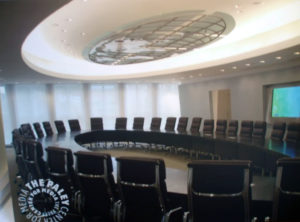 boardroom table installation