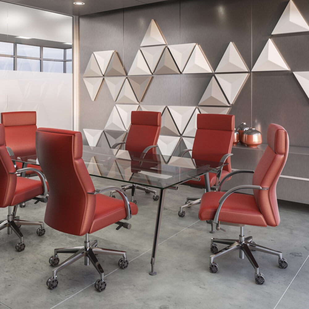 Transitional High Back Conference Chairs