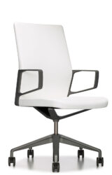 White Out Grey Arm Chair
