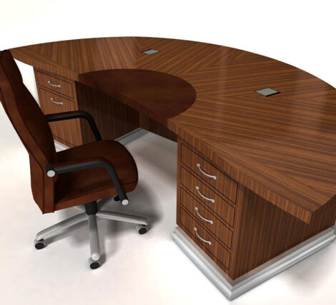 Exquisite Half Round Desk