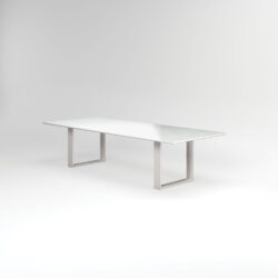 Glass Metal Open Table