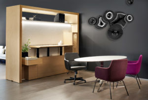 Luxury Glass Oval Executive Table Desk