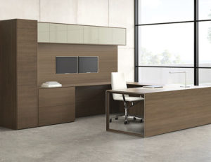 Executive U Wood Desk