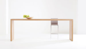Amazing Contemporary Luxury Wood Minimalistic Standing Table