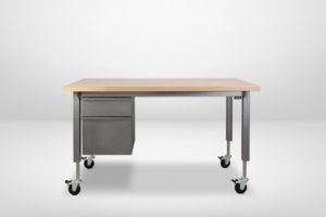 True Industrial Mobile Electric Desk