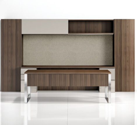 Wood Contemporary Executive Desk