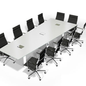 Glass Video Conference Table