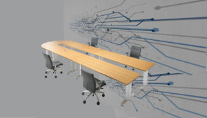 Sleek Modern Pull apart Racing U Table