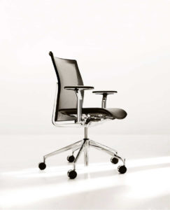 Silver Shadow Desk Chair