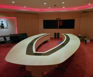 Large Custom Boardroom Table unique visionary design and skill goes into building each unique table for modern offices