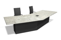 Custom Flight Stone Desk