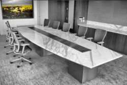 luxury marble stone executive boardroom table