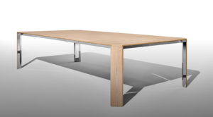 Silver Silhouette Table