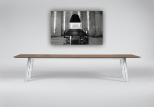 Silver Sun Wood Table