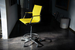 luxury chrome drafting chair for architects and draftsman