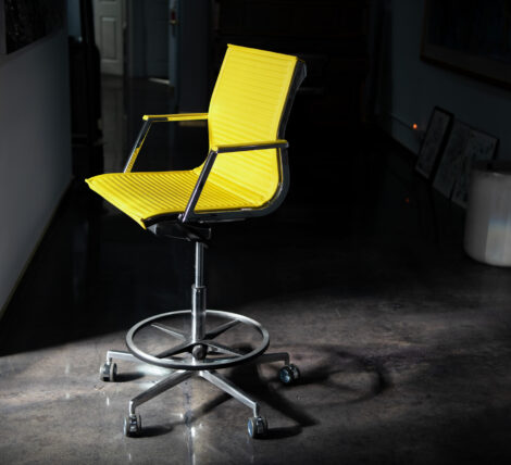 luxury chrome drafting chair for architects and draftsman