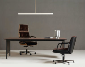 Luxury Wood Back Velvet Illyrian Chair for executives