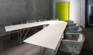cool modern soft conference room seating