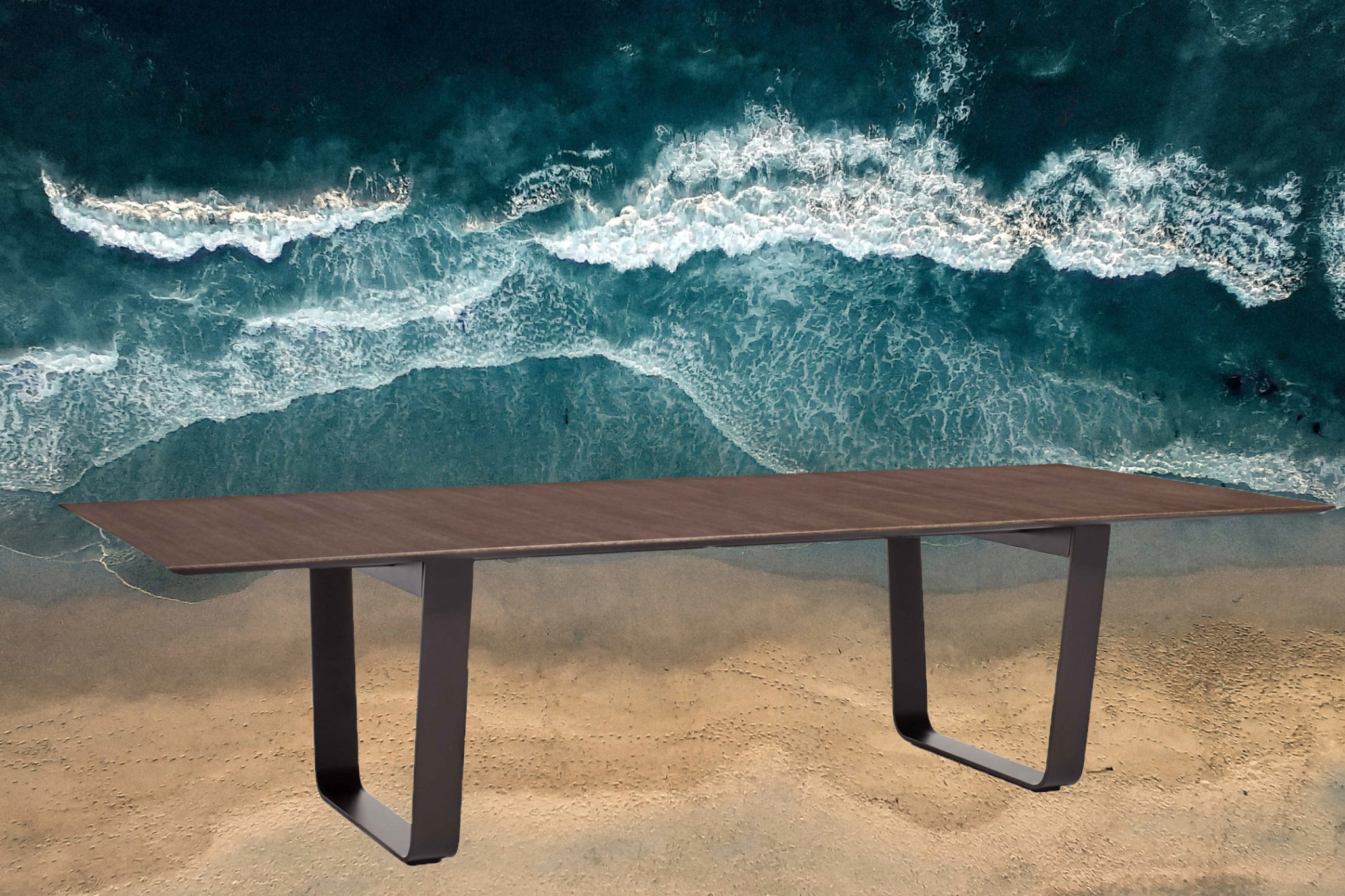 Open Surf Table Ambience Doré