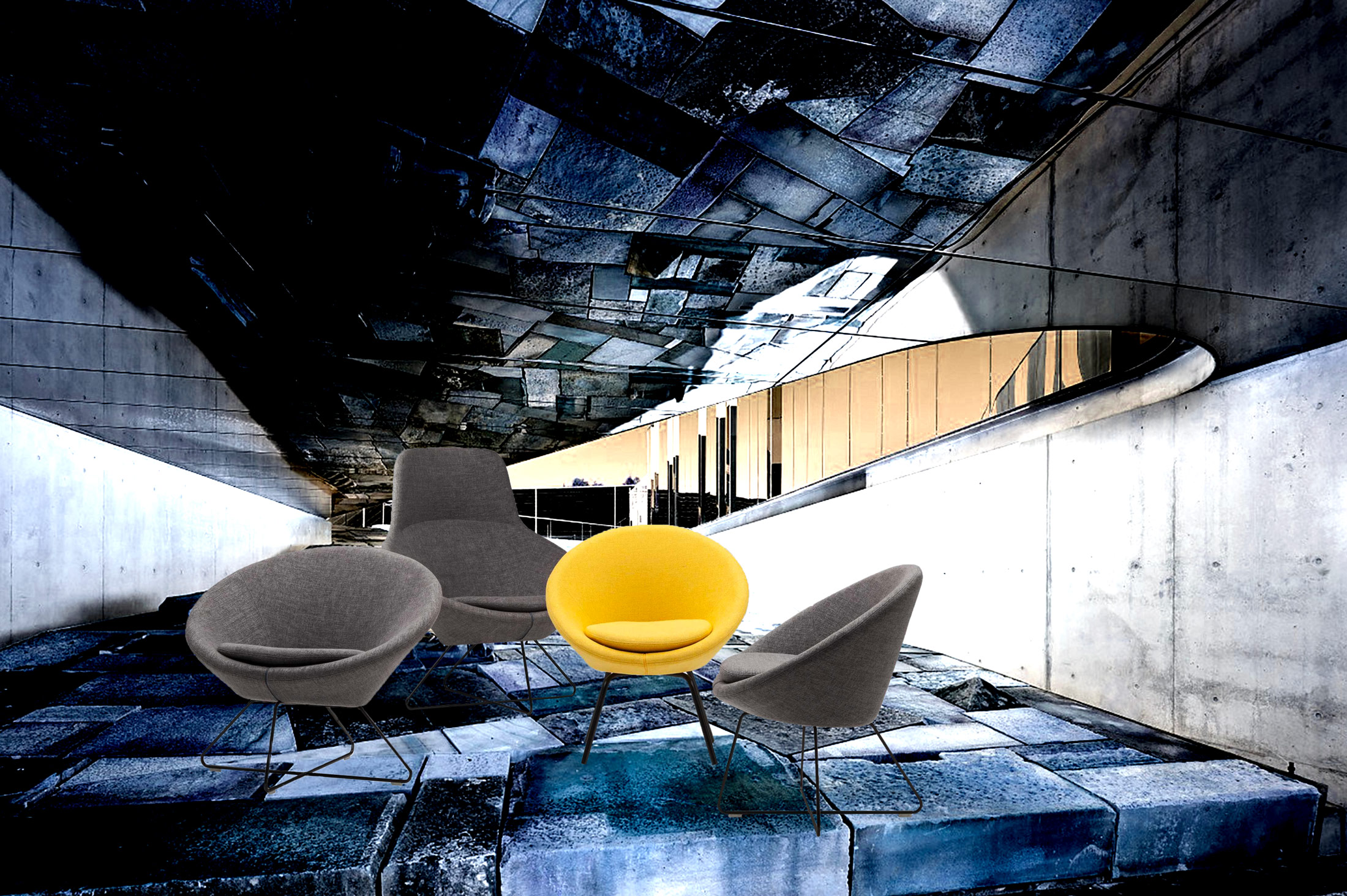 Ultra Modern Orchid Chairs