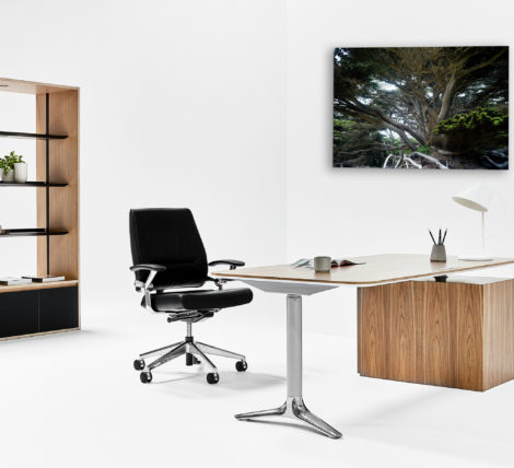 Amazing premium Executive Lunar View Compact Home Office Desk