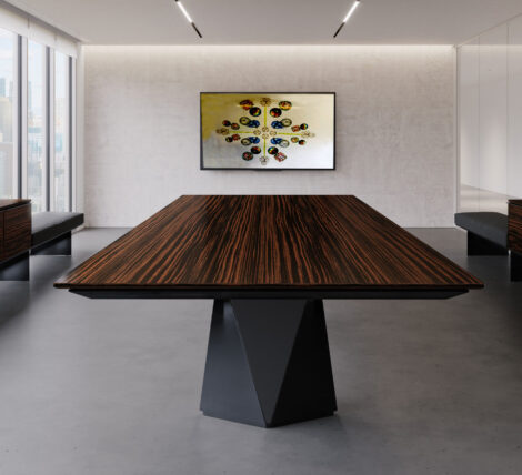 Modern Conference Table - Ambience Doré