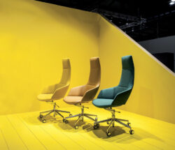 Sleek and elegant Mirador Modern High Back Chair