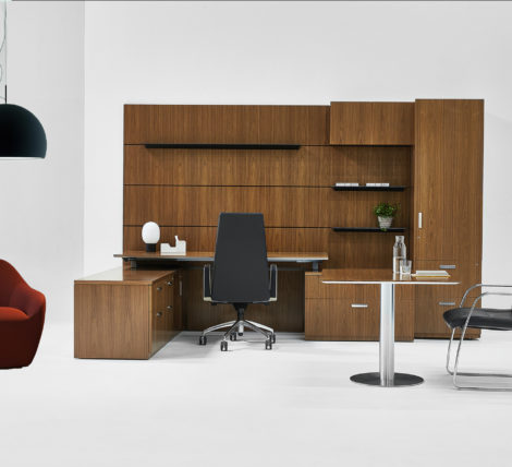 Executive Elegance Triple Space Corner Desk