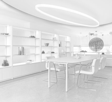 Stunning Modern Clean Lines All White Think Tank Station