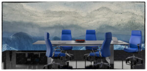 Outstanding Blue Modern Conference Chairs
