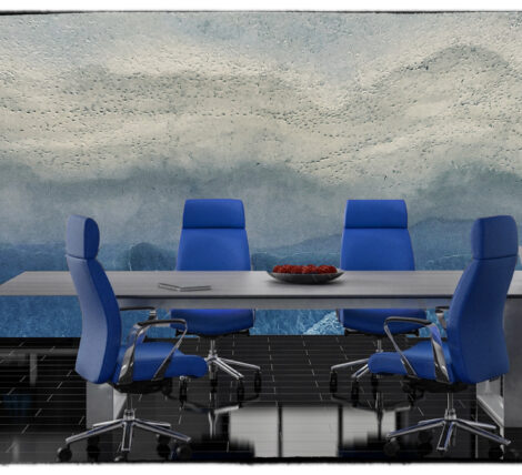 Outstanding Blue Modern Conference Chairs