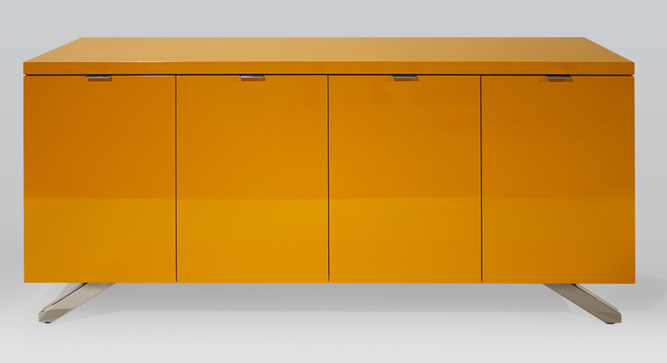 White Stone Top Credenza - Image 3