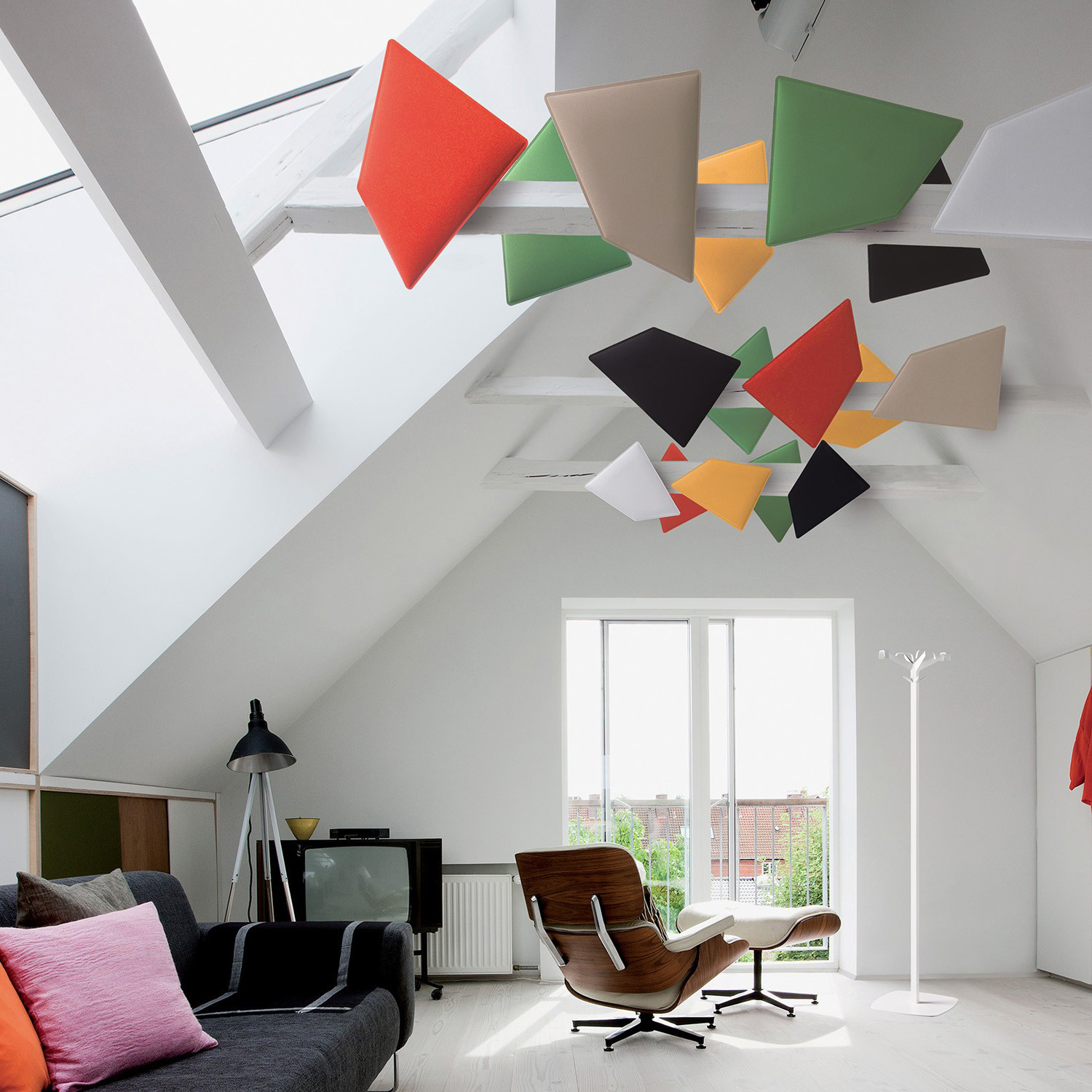 Red Acoustic Ceiling Kites - Image 9