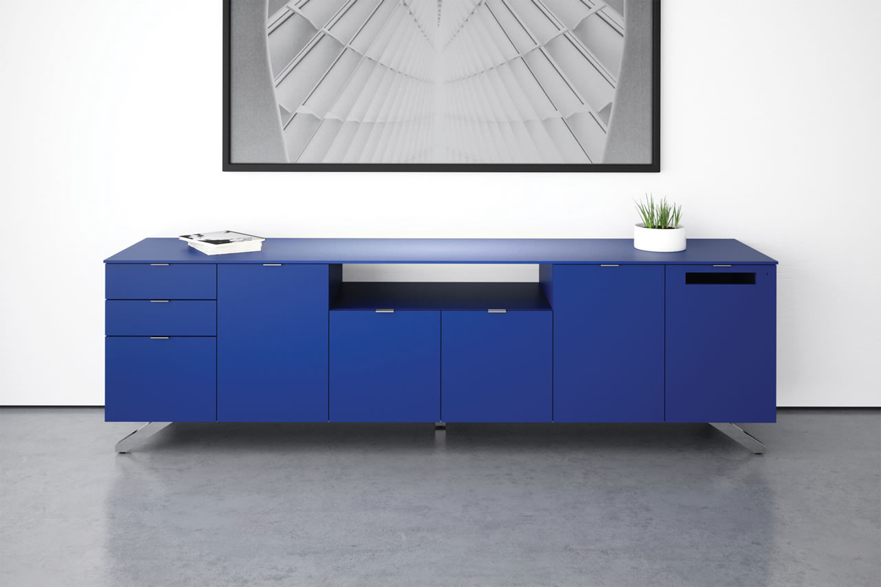 White Stone Top Credenza - Image 4