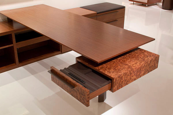 Luxury Wood Sit to Stand Desk - Image 4