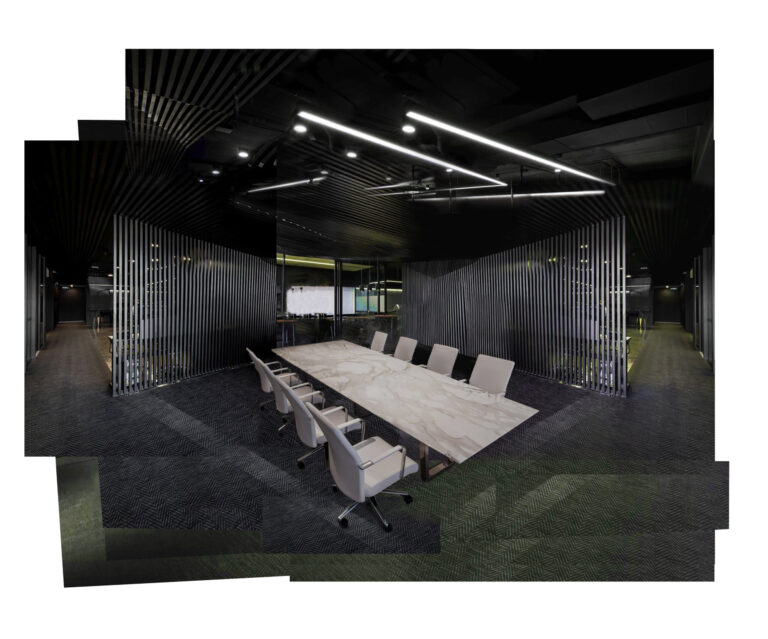 Contemporary Stone Conference Table