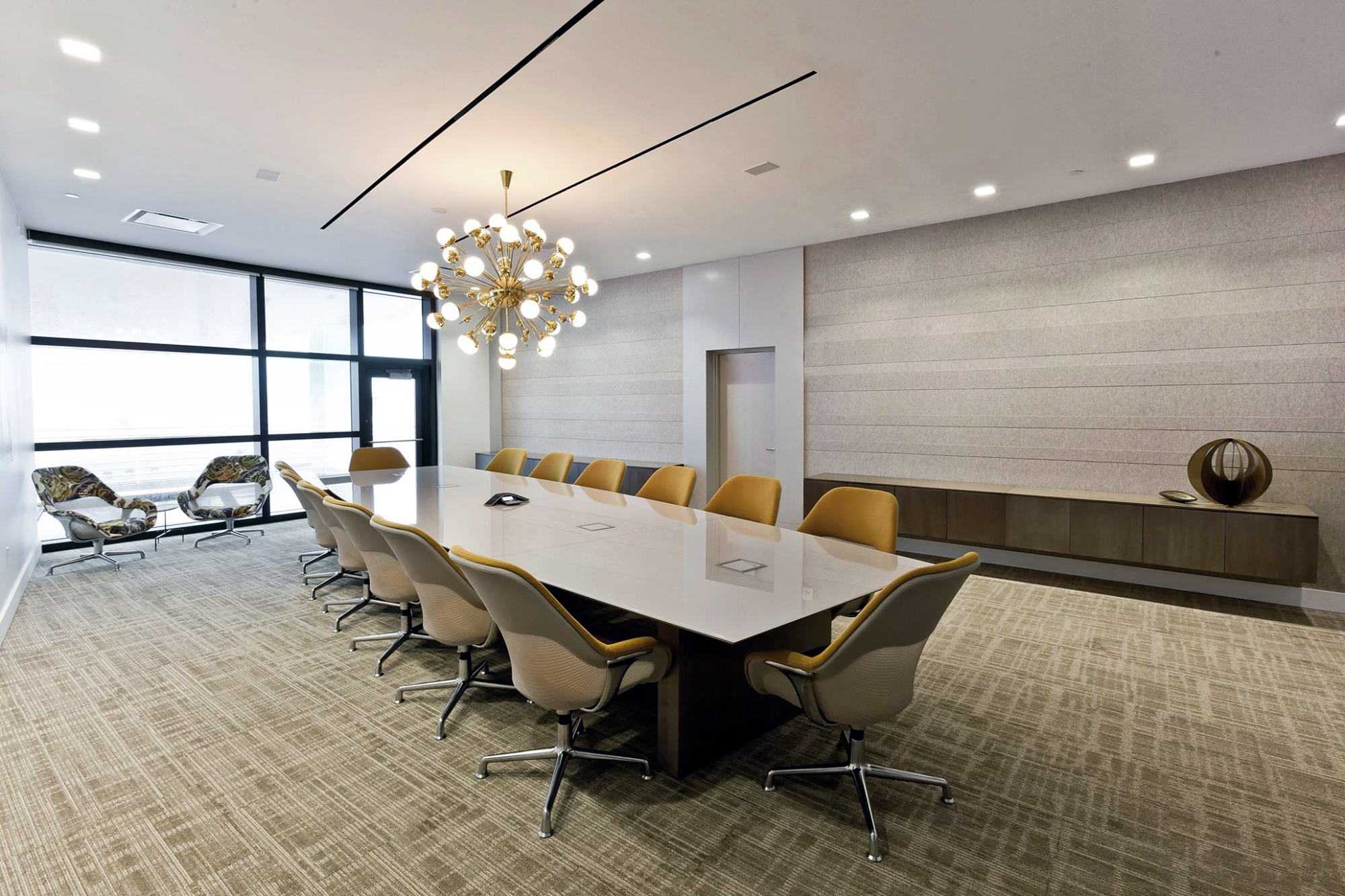 Walnut Wall Hung Credenza - Image 2