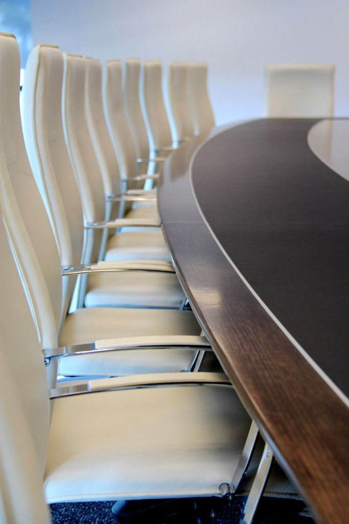 Custom Round Boardroom Table - Image 5