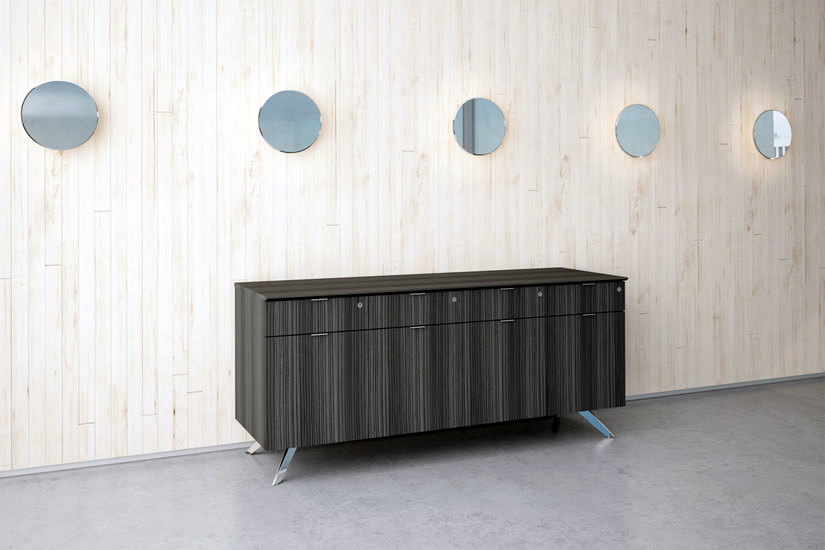 White Stone Top Credenza - Image 2