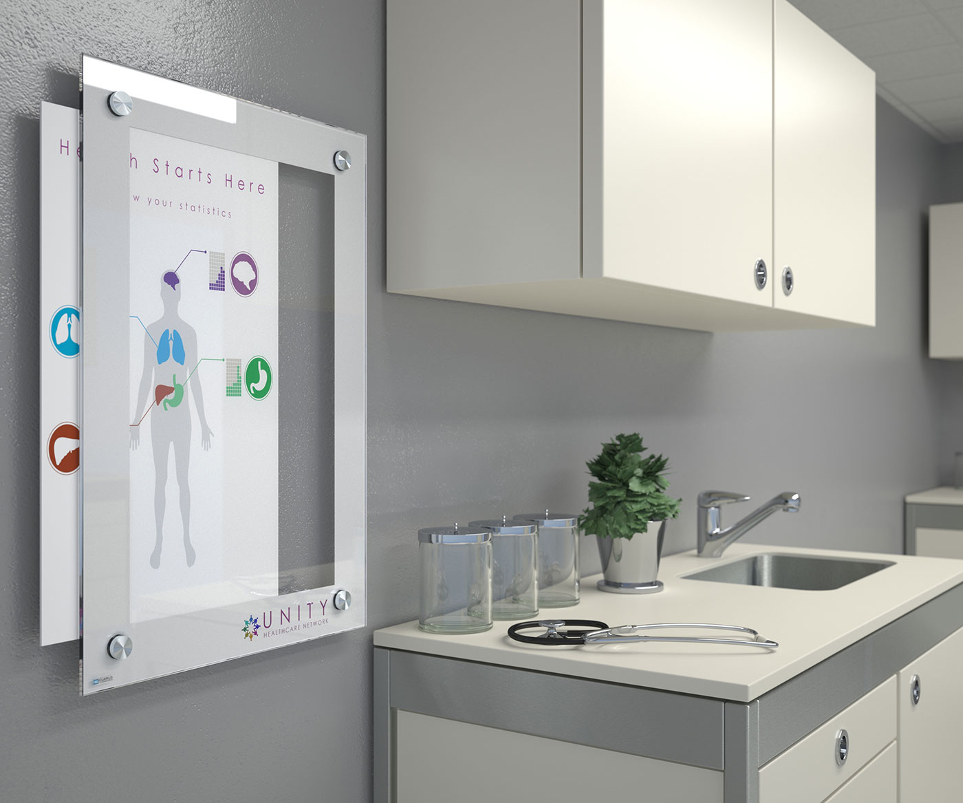 Custom Display Glass Board