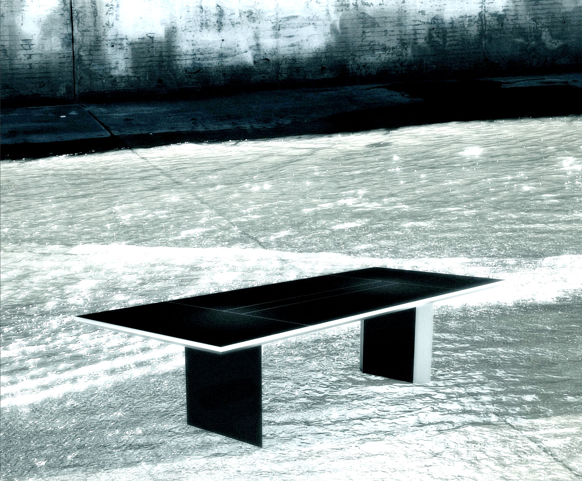 Floating Raft Table