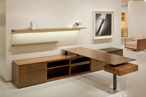 Luxury Wood Sit to Stand Desk - Image 5