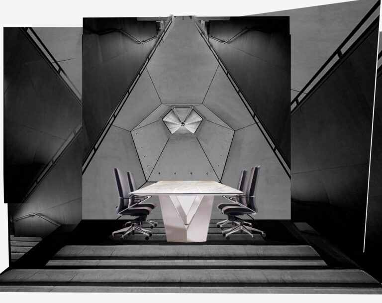 Grand Stone Pillar Table