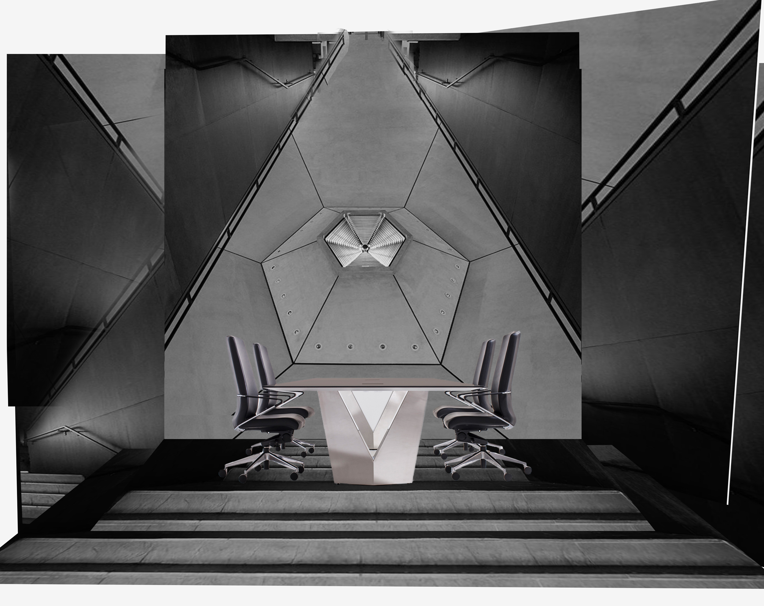 Grand Stone Pillar Table - Image 2