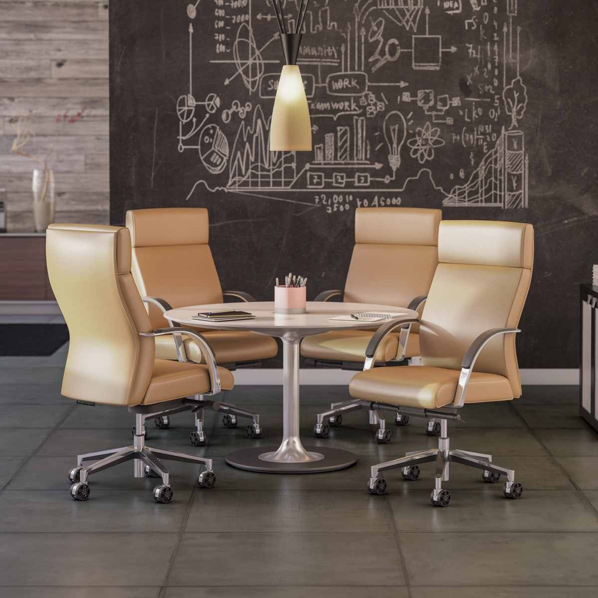 Gold Ambience Conference Chairs - Image 2