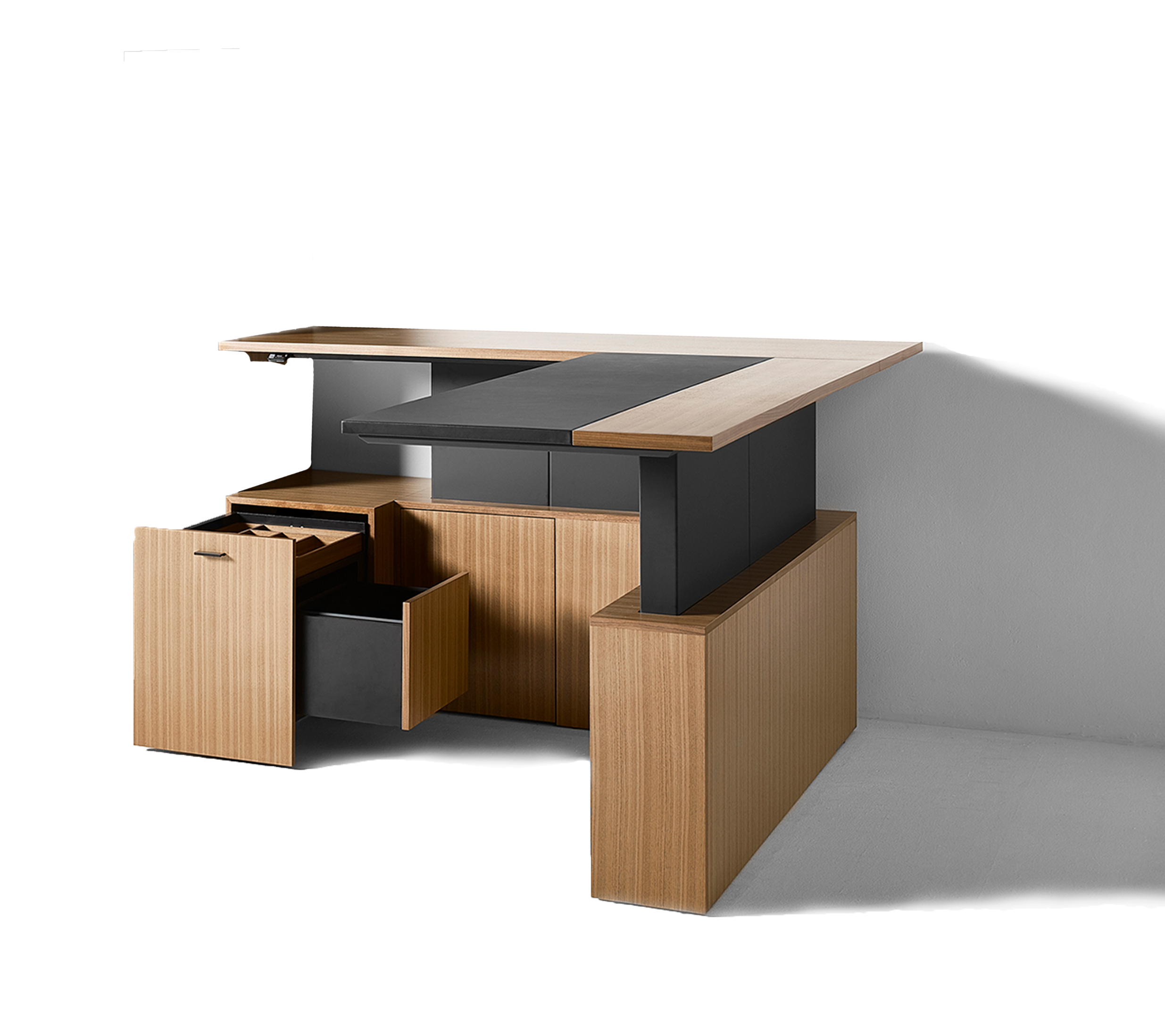 Ultra Modern Sit Stand L Desk - Image 2